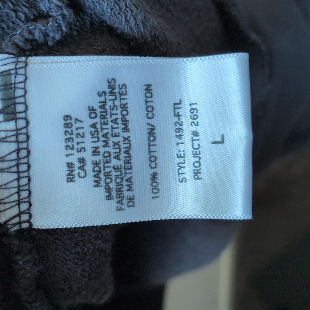 ✨ Lauren Moshi Lightweight Thermal Zebra Lightning Rainbow Hoodie Size L - Picture 7 of 8